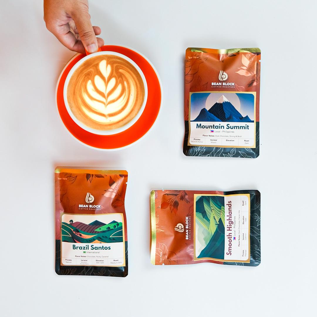 Bean Block Coffee Sampler – Freshly Roasted Premium Coffee Beans | Roasted in PH by Bean Block