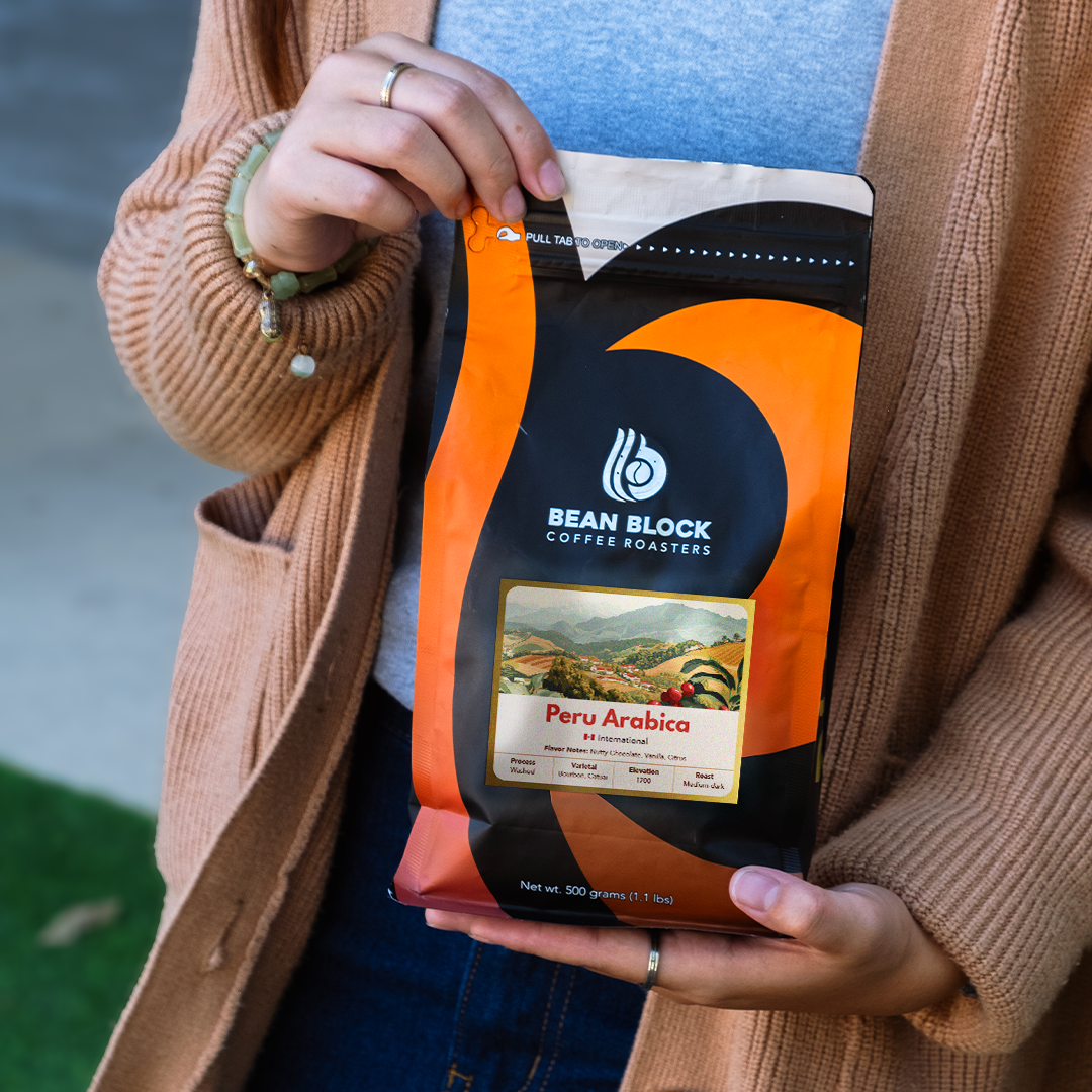 Peru Arabica Coffee Beans - Freshly Roasted, Premium Quality - Roasted in Philippines by Bean Block Coffee Roasters