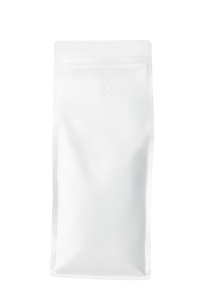 White coffee pouch mockup