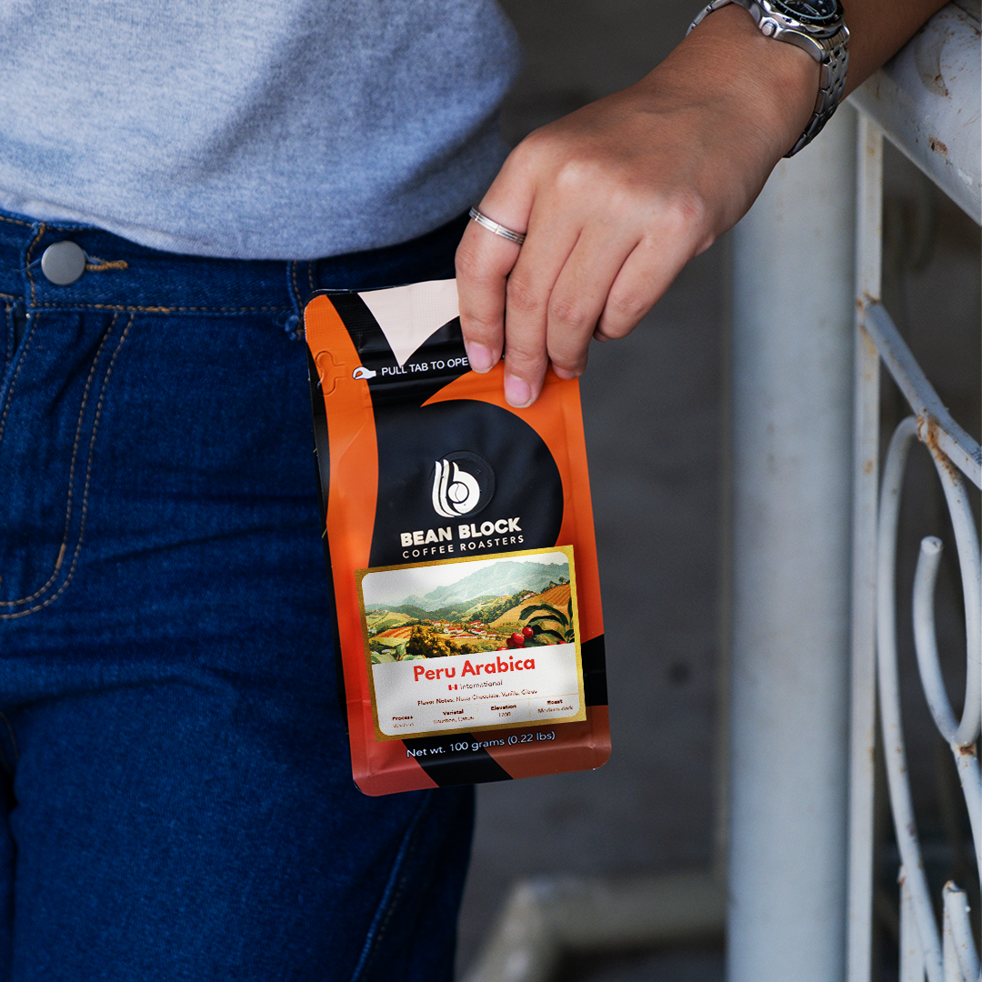 Peru Arabica Coffee Beans - Freshly Roasted, Premium Quality - Roasted in Philippines by Bean Block Coffee Roasters